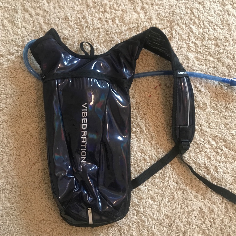 Straw and water holder backpack